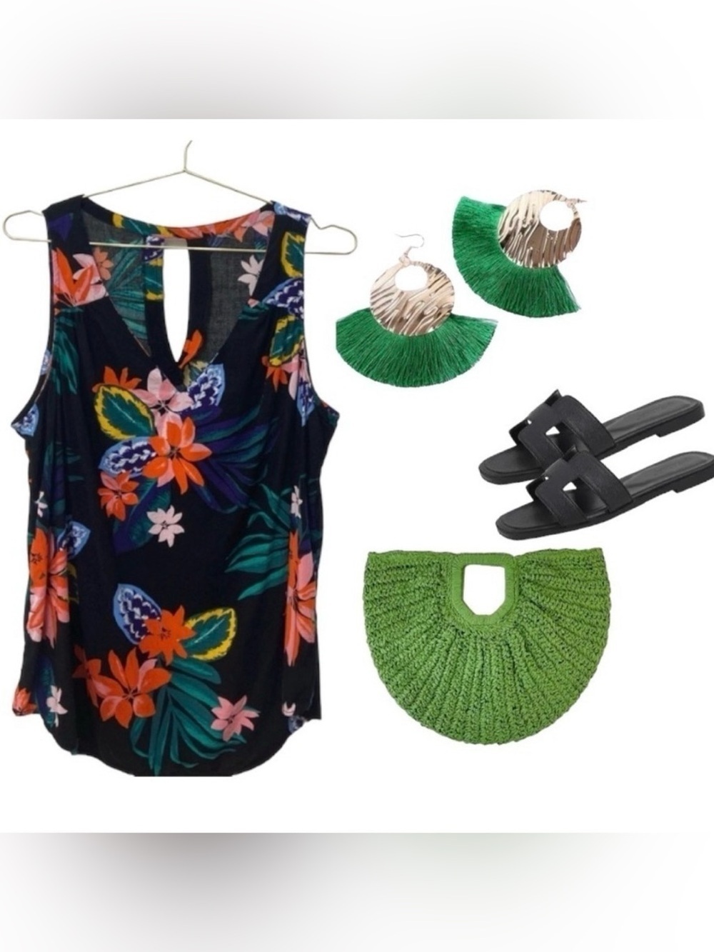 Palm Springs sleeveless top Xl